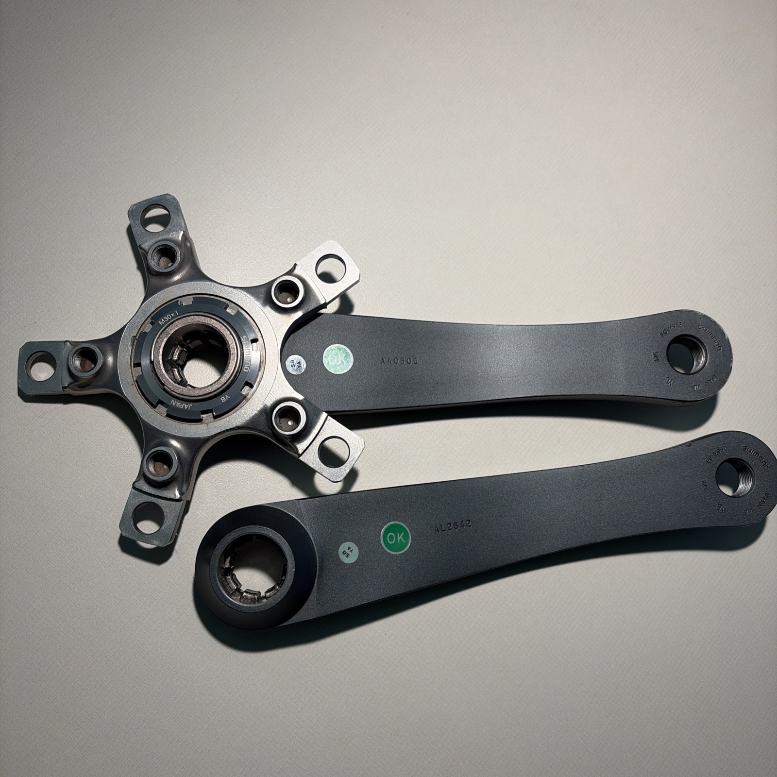 VGC Shimano XTR M952 Triple 175mm FC-M952 Five Arm Rare