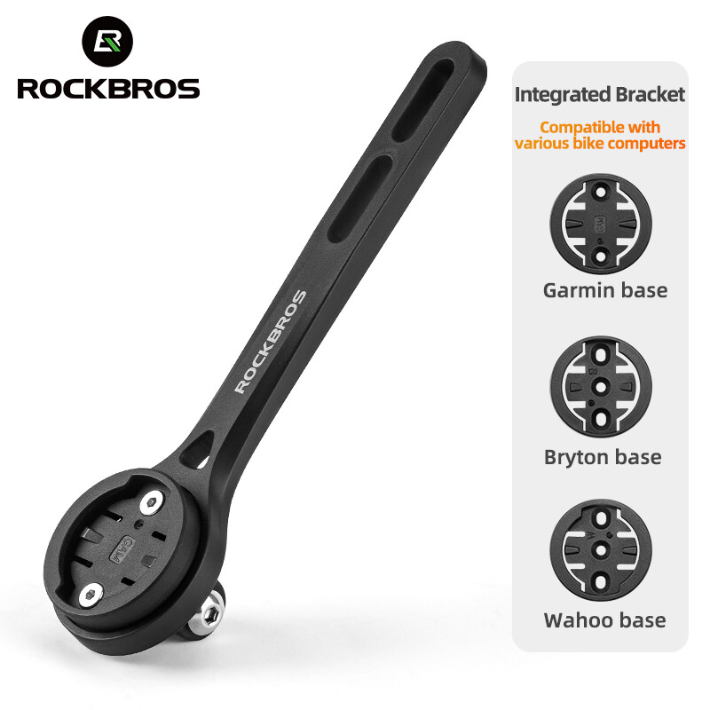 ROCKBROS Out-Front Bike Computer Mount Nylon Bracket for Garmin/Wahoo/Bryton