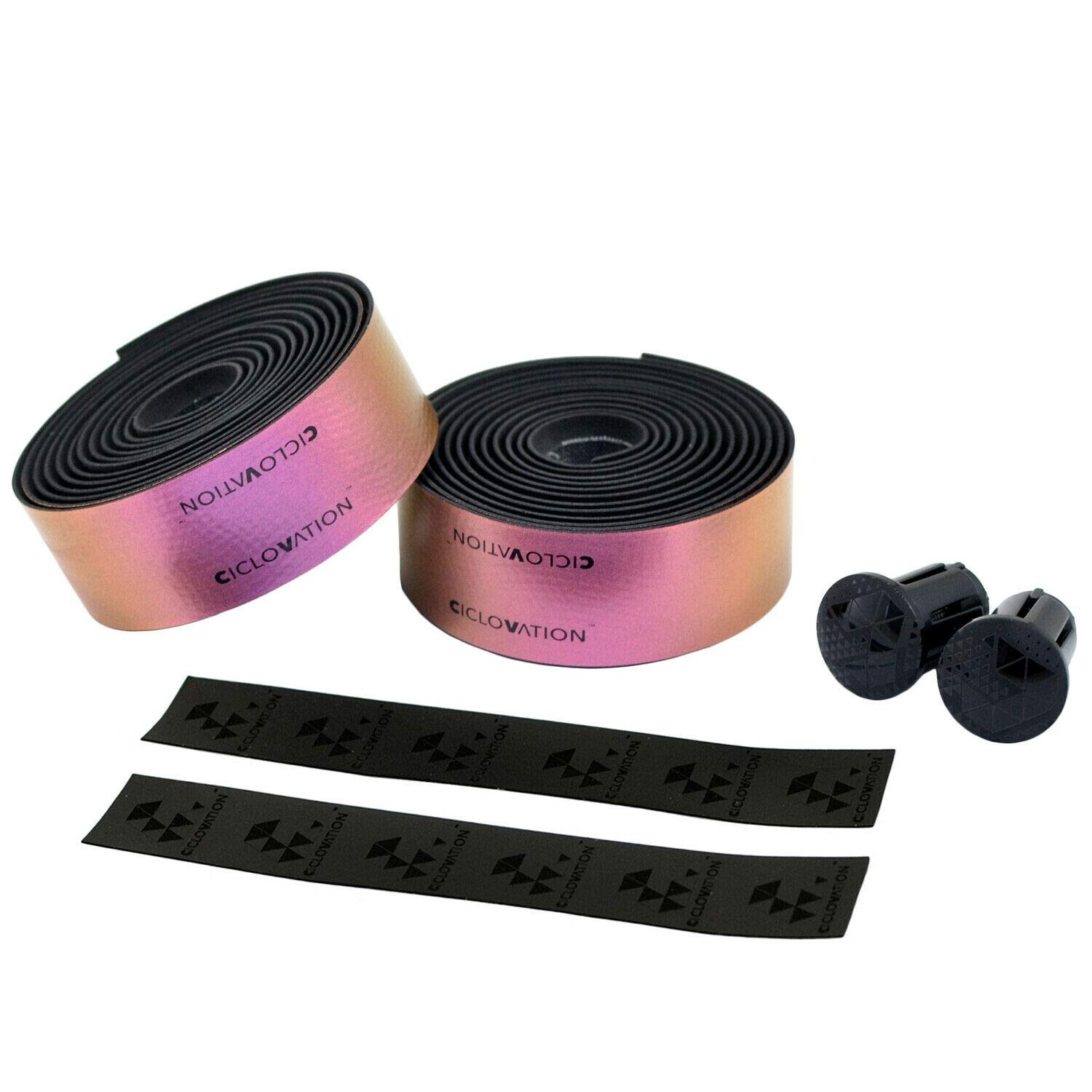 CICLOVATION Premium Leather Touch -Chameleon Bar Tape Handlebar Tape,Phoenix Red