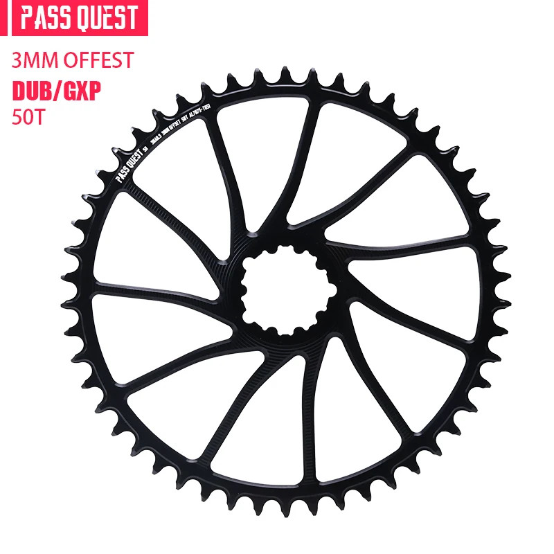 3mm Offset Chainring 40T-54T Narrow Wide Chainring for ROAD/Gravel Bike 9-12S