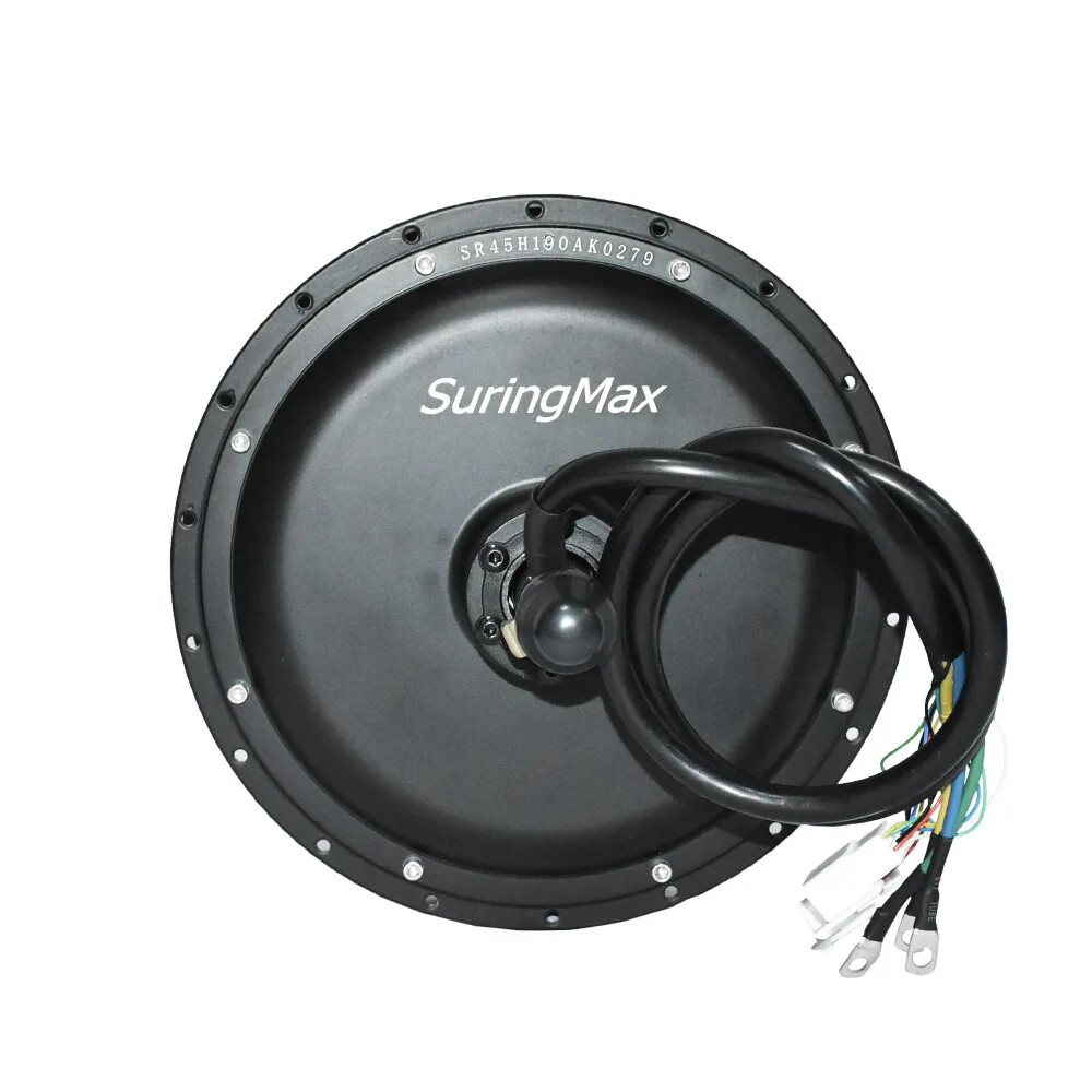 48/60/72V 3000W Snow Electric Bike Waterproof Hub Motor For 175mm 190mm Dropout