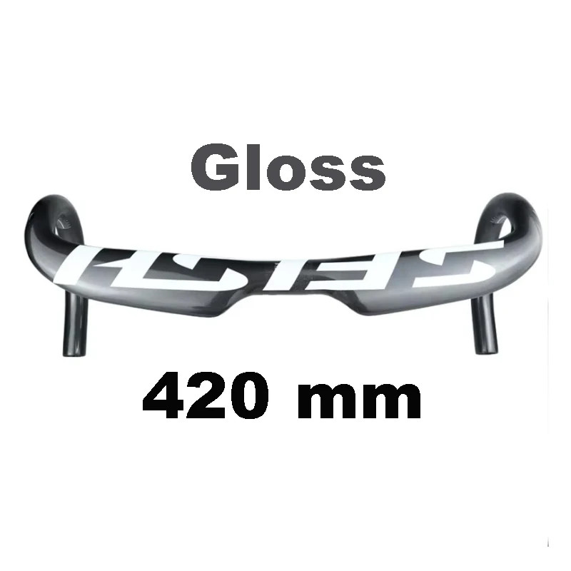Carbon Road Bike Bent Handlebar 380-440mm Internal Routing Bicycle Drop Bar