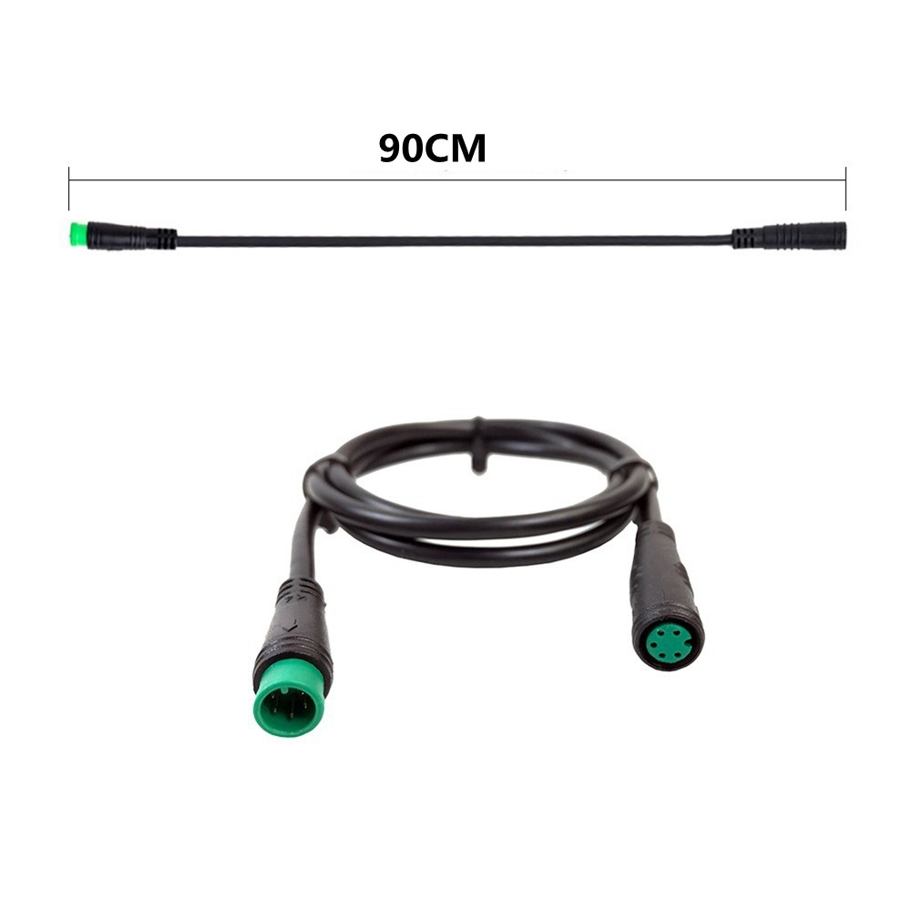 90CM E-bike KT/Bafang Display Waterproof Extension Cable Male To Female 5Pin SDE