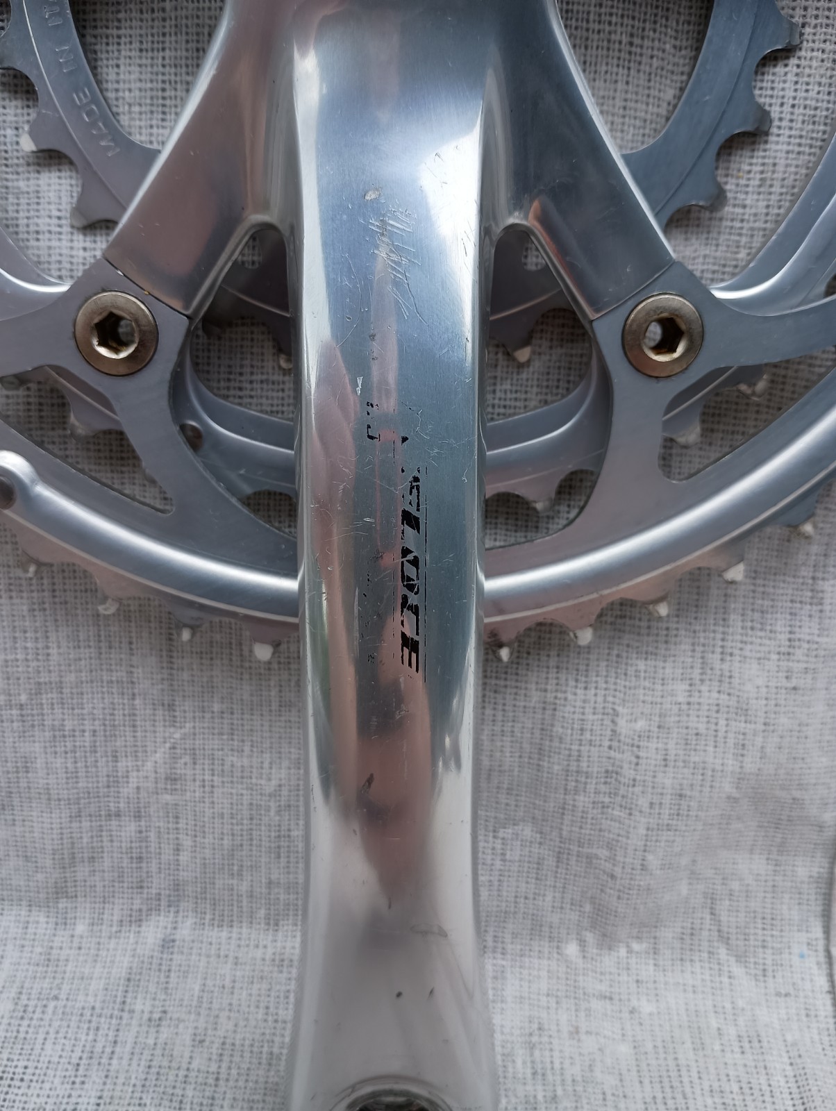 Campagnolo Veloce Triple Crankset, 52/42/30, 170 mm
