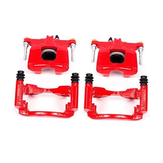 Rear Red Powder Coated Brake Caliper Pair for Dodge Nitro 2007-11 |Jeep