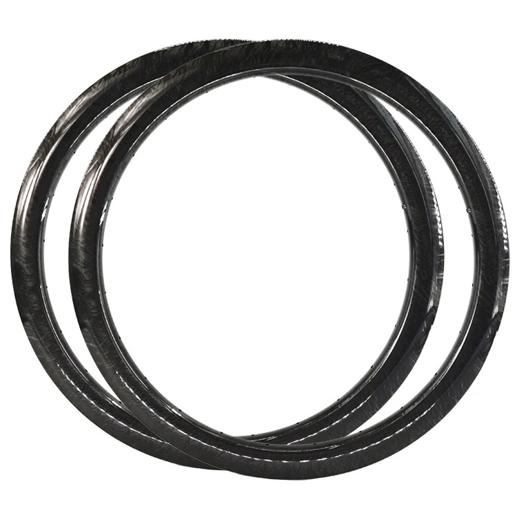 700C 25mm Wide 45/55mm Depth Asymmetric Carbon Road Bicycle Rim Disc Brake Ring