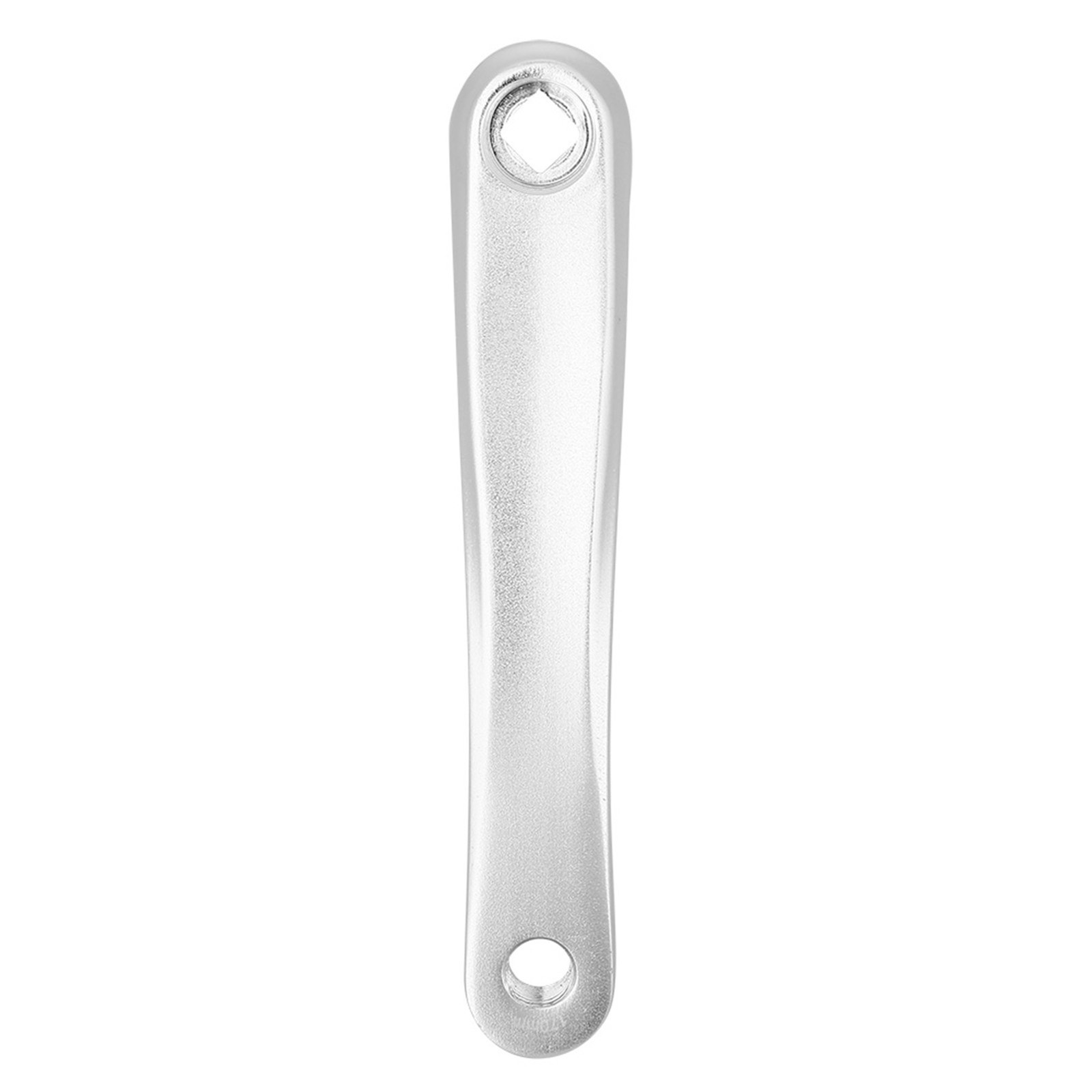 170mm Bike Aluminum Alloy Left Single Chain Crank Arm (Silver Rhombic Hole)