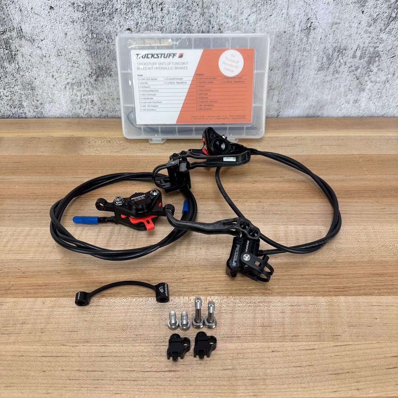 New Takeoff! Trickstuff Piccola Carbon C22 Piston XC Black Hydraulic MTB Brakese