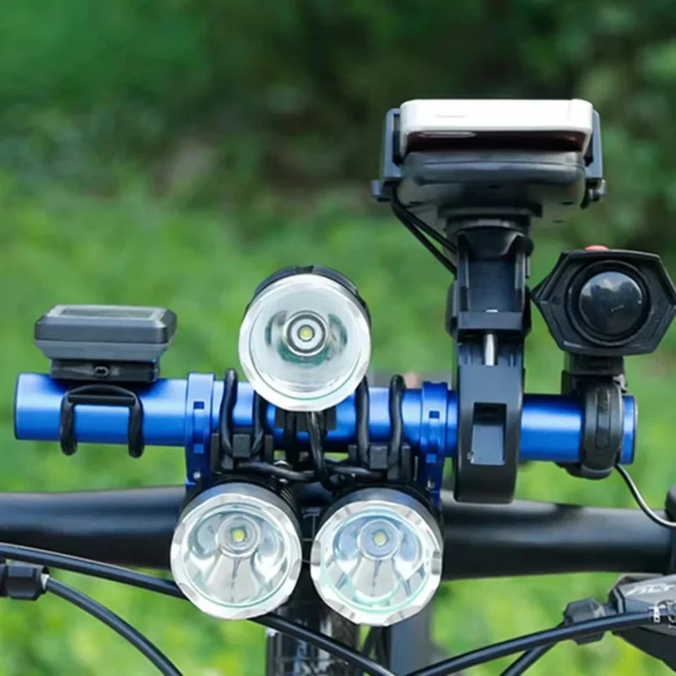 Bike Handlebar Extender Extension Bicycle Bar Mount Headlight GPS Holder Bracket