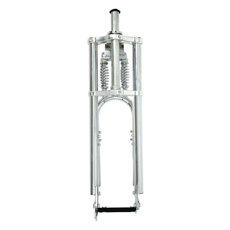 Adjustable 1-1/8″ Bike Fork Dual Spring Fork with Disc Mount 26″-29″ x 3.0 – 4.0