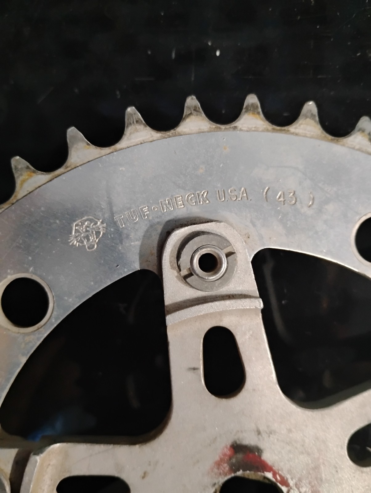 Vintage Sugino S Crown 170mm Square Taper Single Chainring Crankset