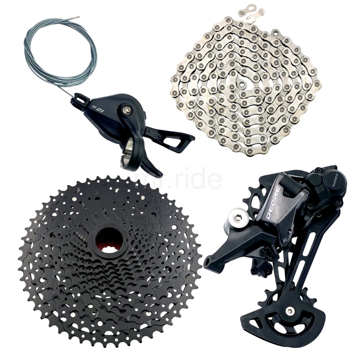 Shimano DEORE M6100 12 Speed MTB Groupset SunRace 11-51T Cassette Complete Kit