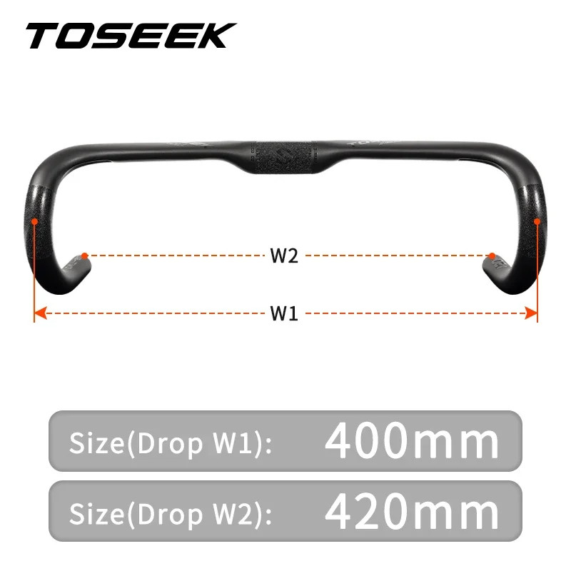 Ultralight Carbon Fiber Road Bicycle Handlebar Internal Routing Drop Handlebar