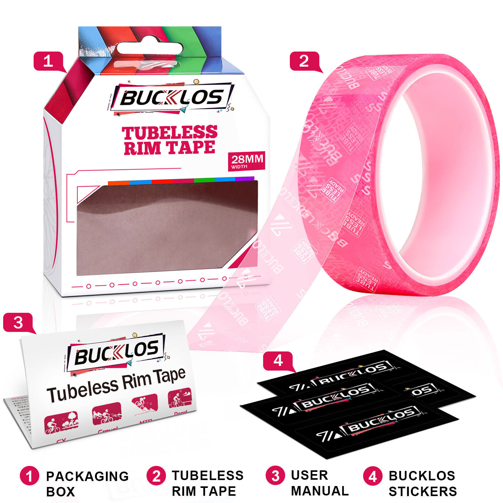 10m Bicycle Tubeless Rim Tapes Strips MTB Road Bike 17/19/21/23/25/28/30/32/35mm