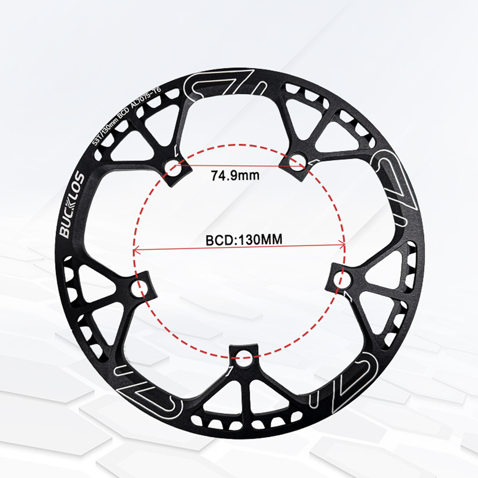 BUCKLOS 130BCD Folding Road Bike Chainring 45-58T Bicycle Chain Wheel Crankset