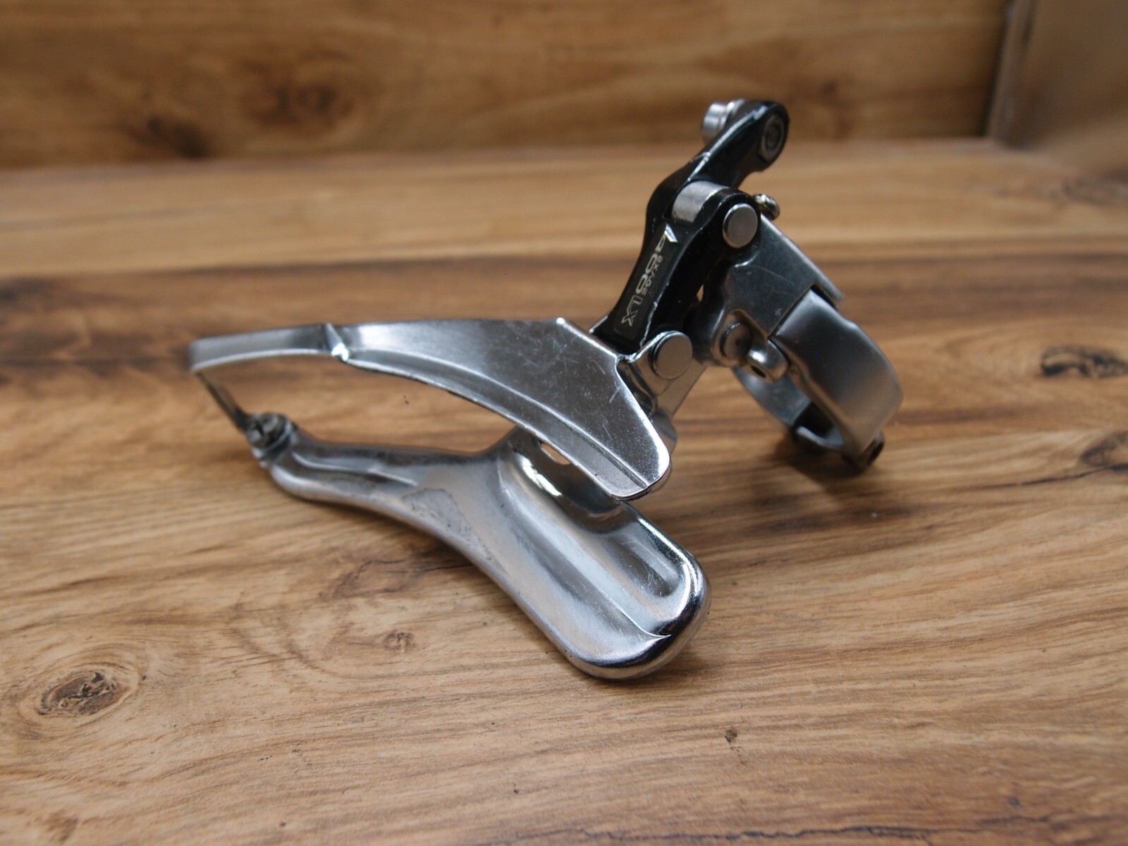 1990 MTB front derailleur Shimano Exage LX FD-M400 made in Japan 28.6 mm bottom
