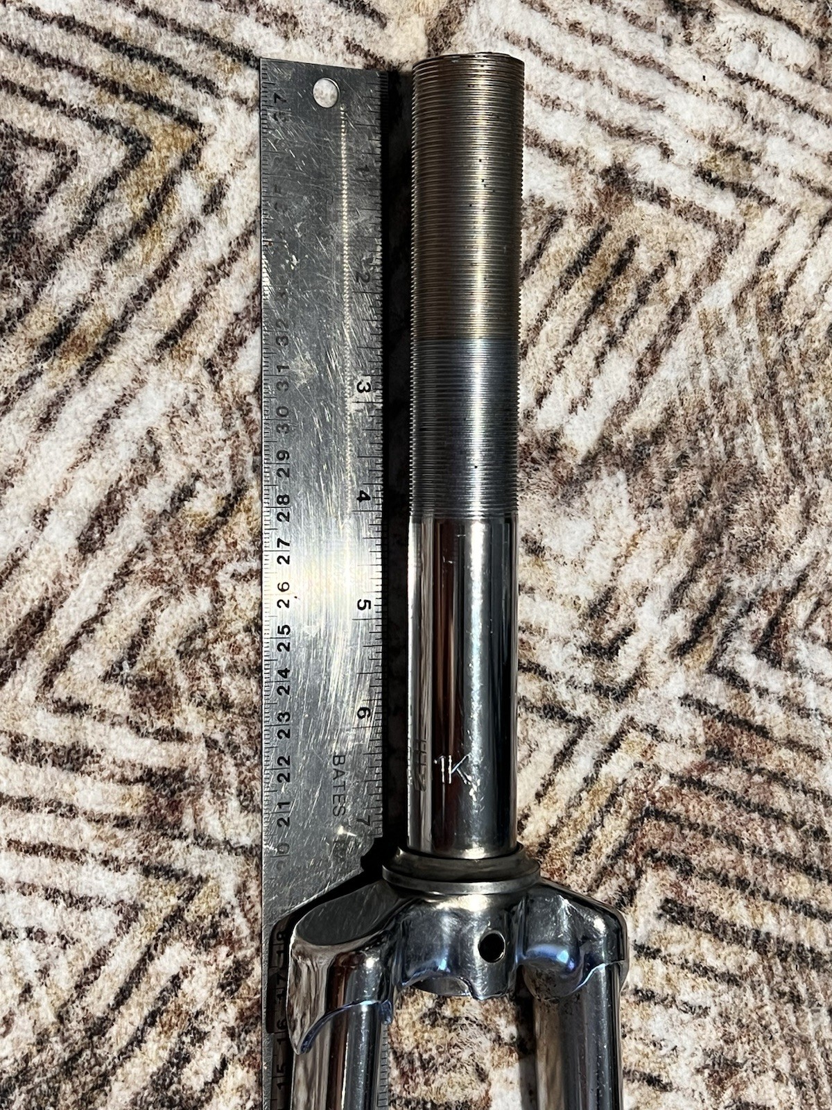 Tange TF-R Touring Fork 1in Threaded Steerer Steel polished – Very Good