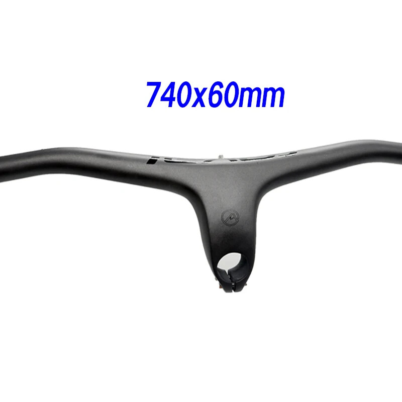 XC MTB Carbon Fiber Integrated Handlebar 660-780mm 28.6mm Bicycle Riser Bar Part