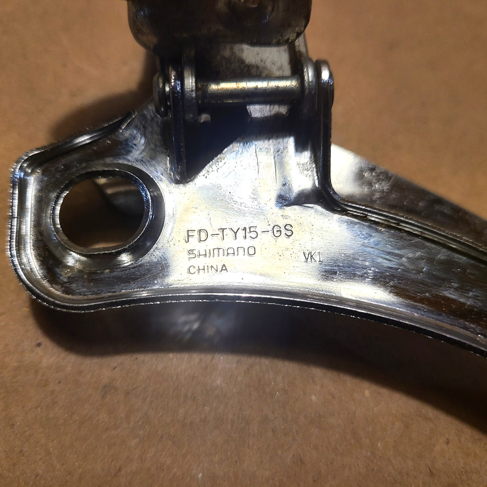 Vintage 1997 Shimano Tourney Front Derailleur FD-TY15-GS Triple 28.6mm China
