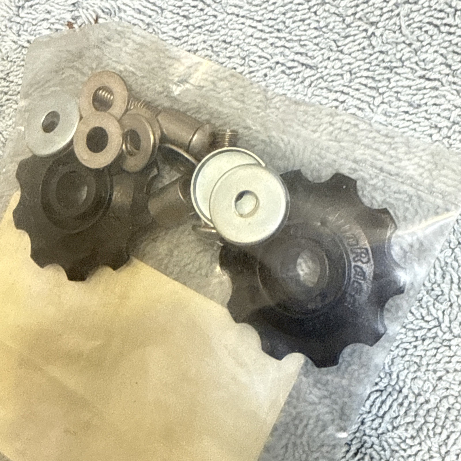 Brompton pulley wheels for Chain Tensioner -set of 2 idlers for non-derailleur