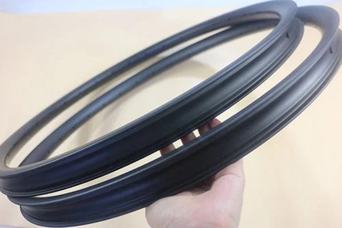 29er Mountain XC Gravel MTB Bike Asymmetrical Carbon Rims Clincher Tubeless 2pcs
