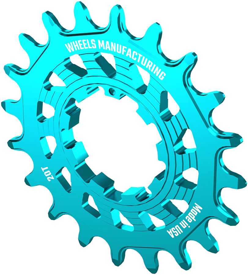 Wheels Manufacturing SOLO HG Cog – 20t, Fits SOLO-HG Kits, Teal