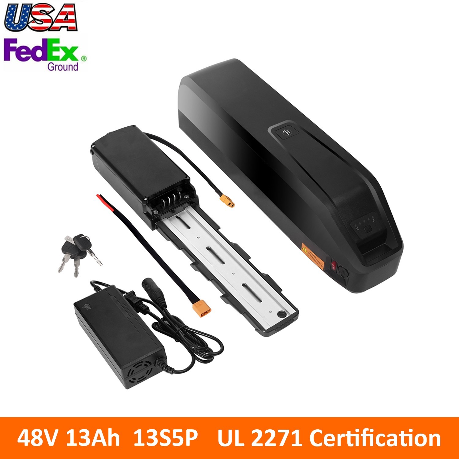 48V 13Ah Hailong Battery for 200W-1200W Ebike Electric Bike Lithium Battery