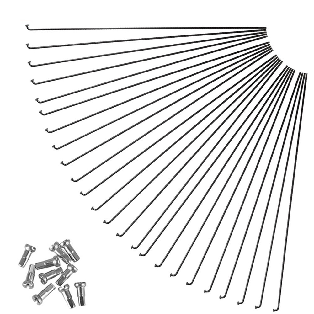 For 275MM Steel Spokes and Nipples for For 27 5 Bikes Replacement Set 24PCS