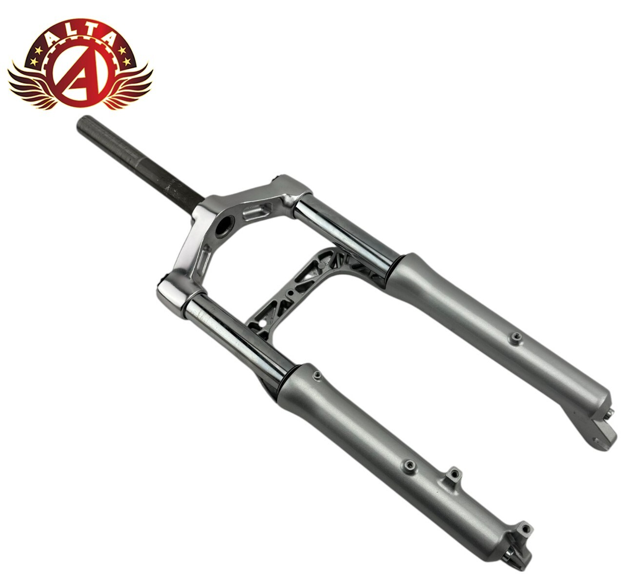 ALTA 20″ FAT Suspension Fork – 1″ Threaded, Disc Brake, Fits 3.00–4.25″ TIRES.