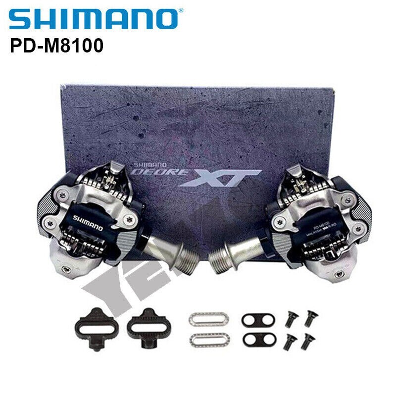 Shimano Deore XT PD-M8100 SPD MTB XC Mountain Bike Clipless Pedals&Cleats W/SH51