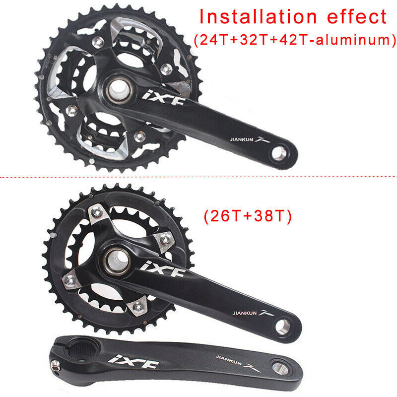 64/104BCD Road/MTB Bike Chainring Round Chain Ring 22 24 32 42 44T Triple Speed
