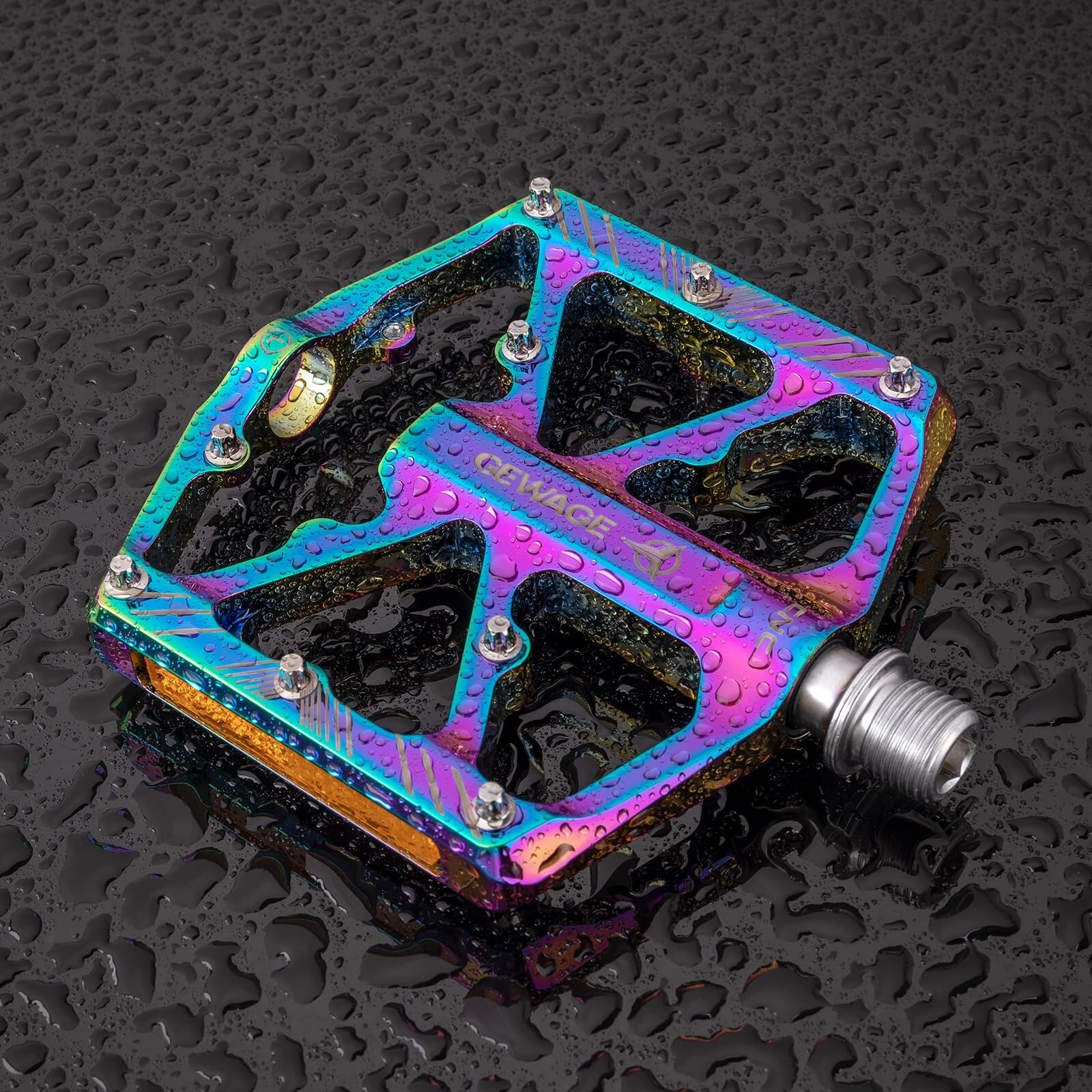 Bike Pedals 9/16 Inch – Bicycle Pedals with Reflectors – 3 Sealed Bearings MT…