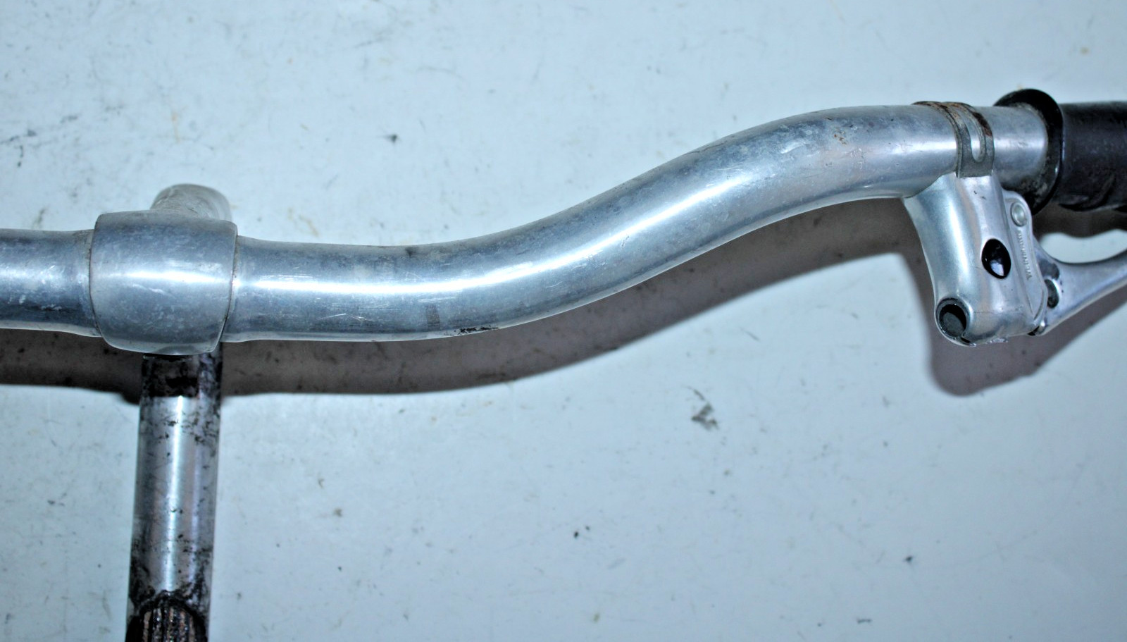 2″ Riser Bar Handlebar 62cm 1″ Qtuill Stem 85mm -17° 25.4mm Silver Brake Levers~