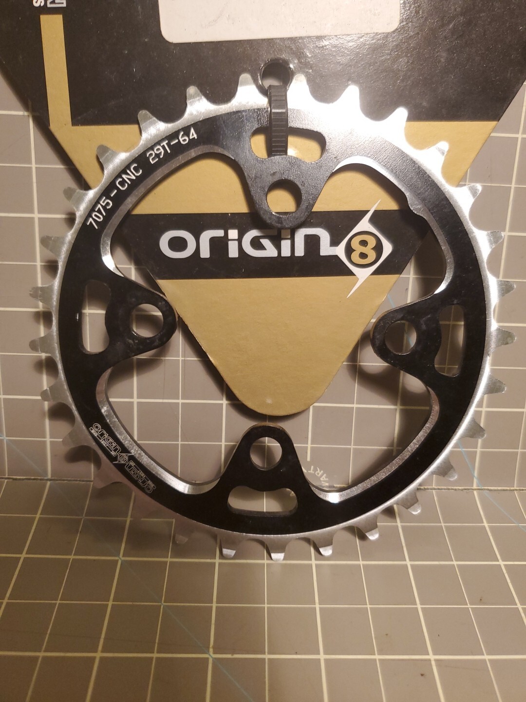 NOS ORIGIN8 CHAINRING 29t 64MM MOUNTAIN BIKE MTB 4 BOLT OLD INNER BLK