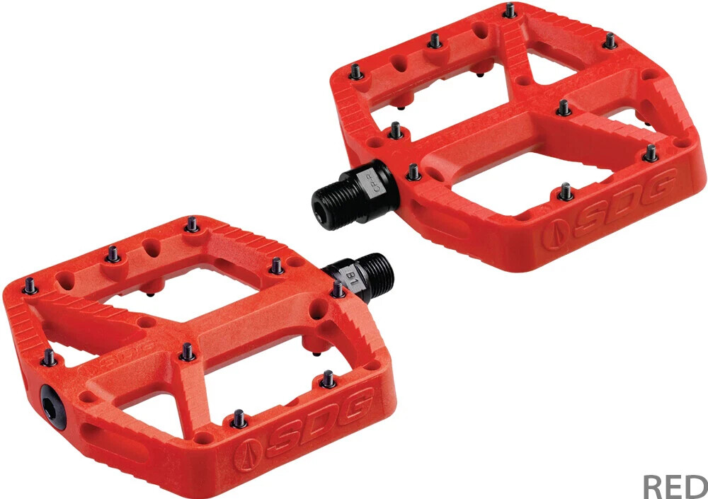 SDG Comp Pedals – Platform Composite Bicycle Bike Pedals 9/16″ 5 Colors