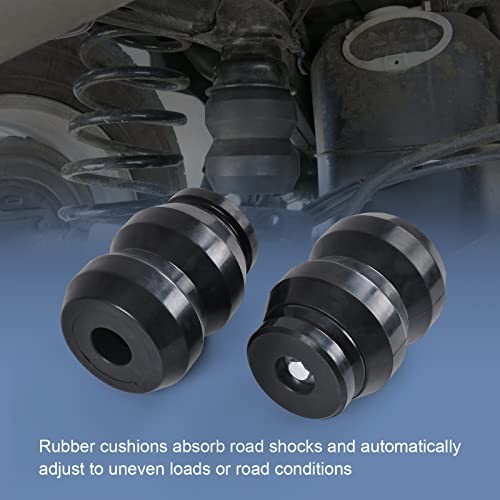 Rear Suspension Rubber Helper Spring Kit Compatible with 2009-2021 Dodge Ram