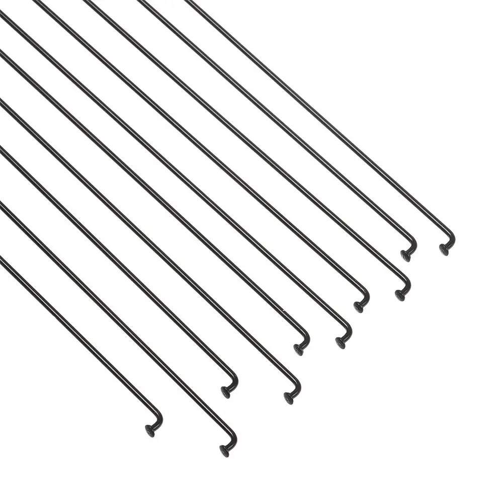 10Sets 14G Bicycle Stainless Steel Spokes with Nipples Outdoor Mountain Road Bik
