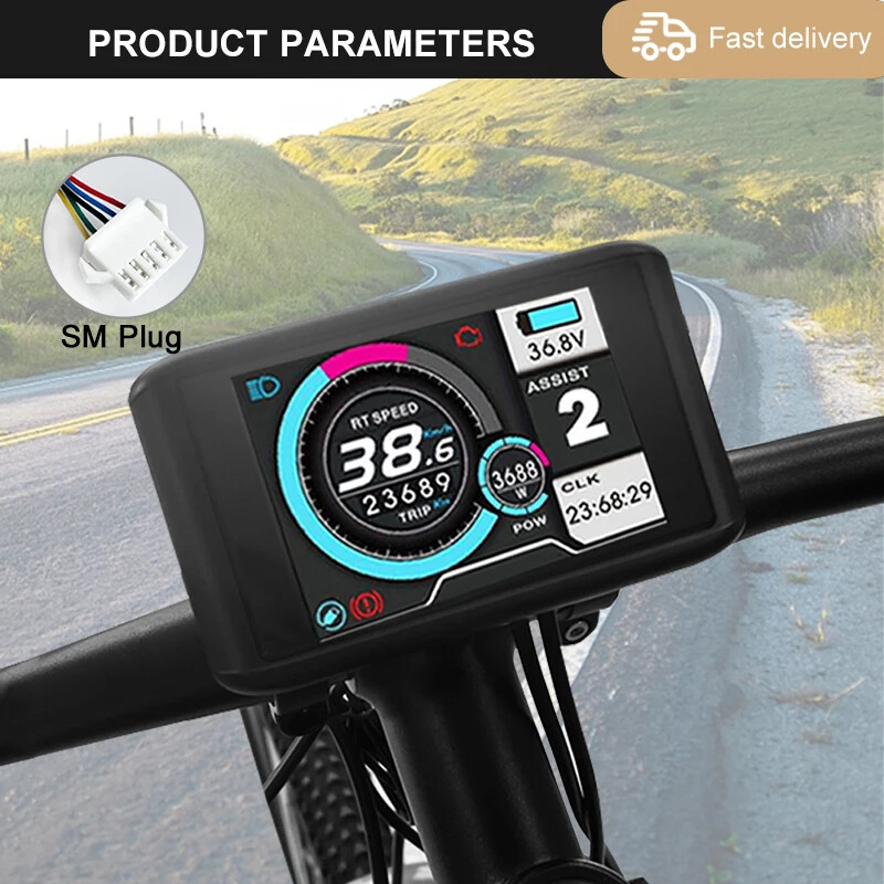 3-mode Sine Wave E-bike Brushless Controller 36V 48V 17A/26A/30A/40A 250W-2000W