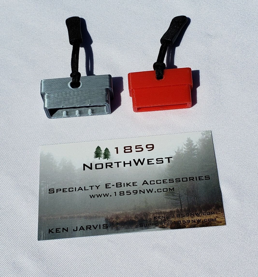 Battery & Tray Cap set, for Ebike, Rad Power Bikes = 2 Pack (4x caps)