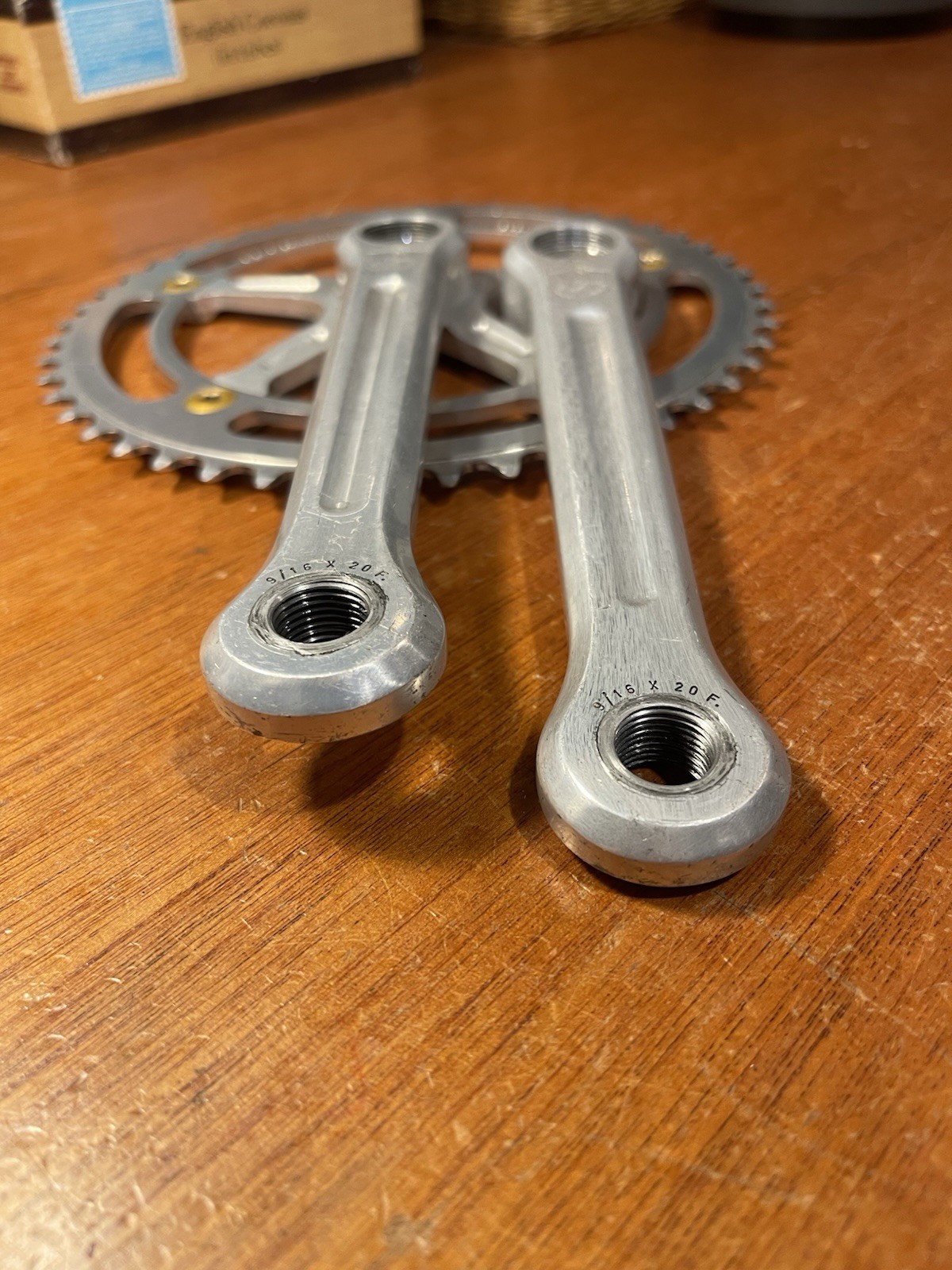 Campagnolo Nuovo Record Crankset Set Up For Track/BMX- 48t – 167.5 mm
