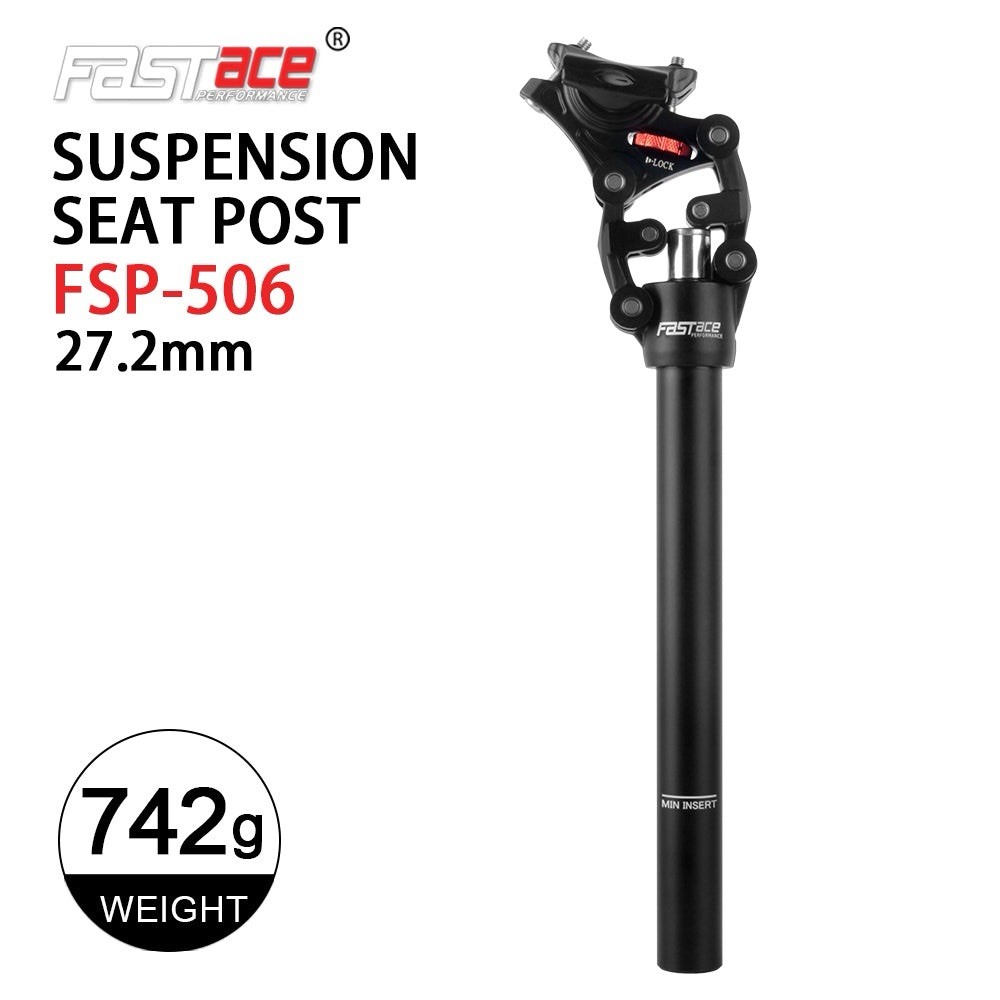 FASTace Suspension Bike Seat Post 27.2mm 20mm Travel Bicycle Seatpost