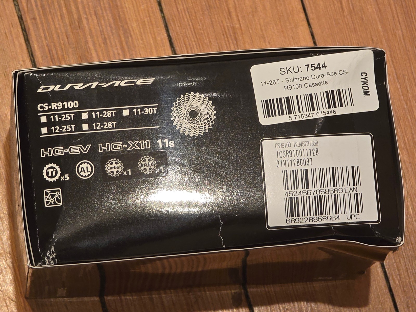 Shimano DURA-ACE CS-R9100 11-Speed, HG-EV Road Cassette 11-28 BNIB