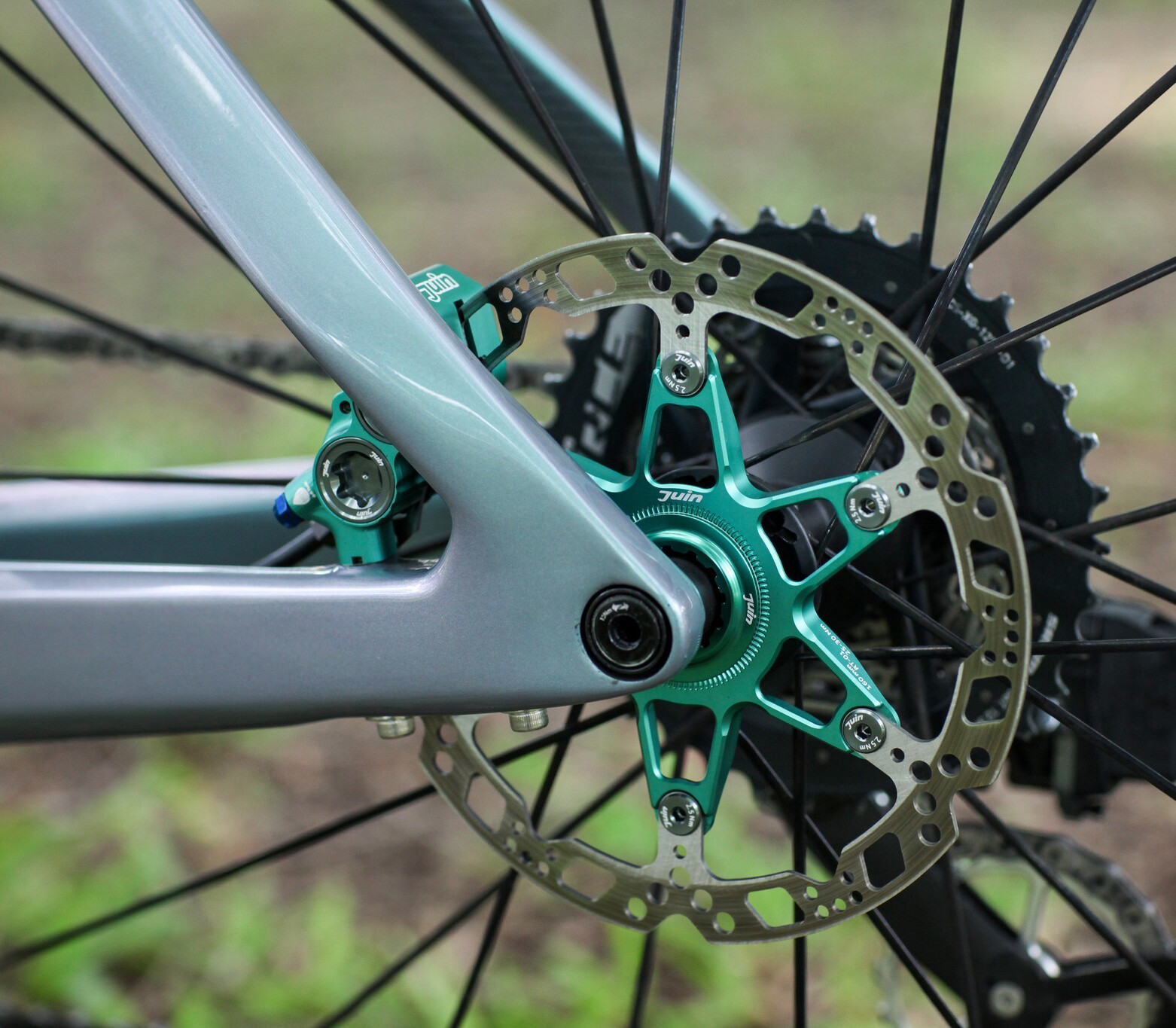 Juin Tech RT01 Center-Lock Floating Disc Brake Rotor 140mm 160mm Road MTB Gravel
