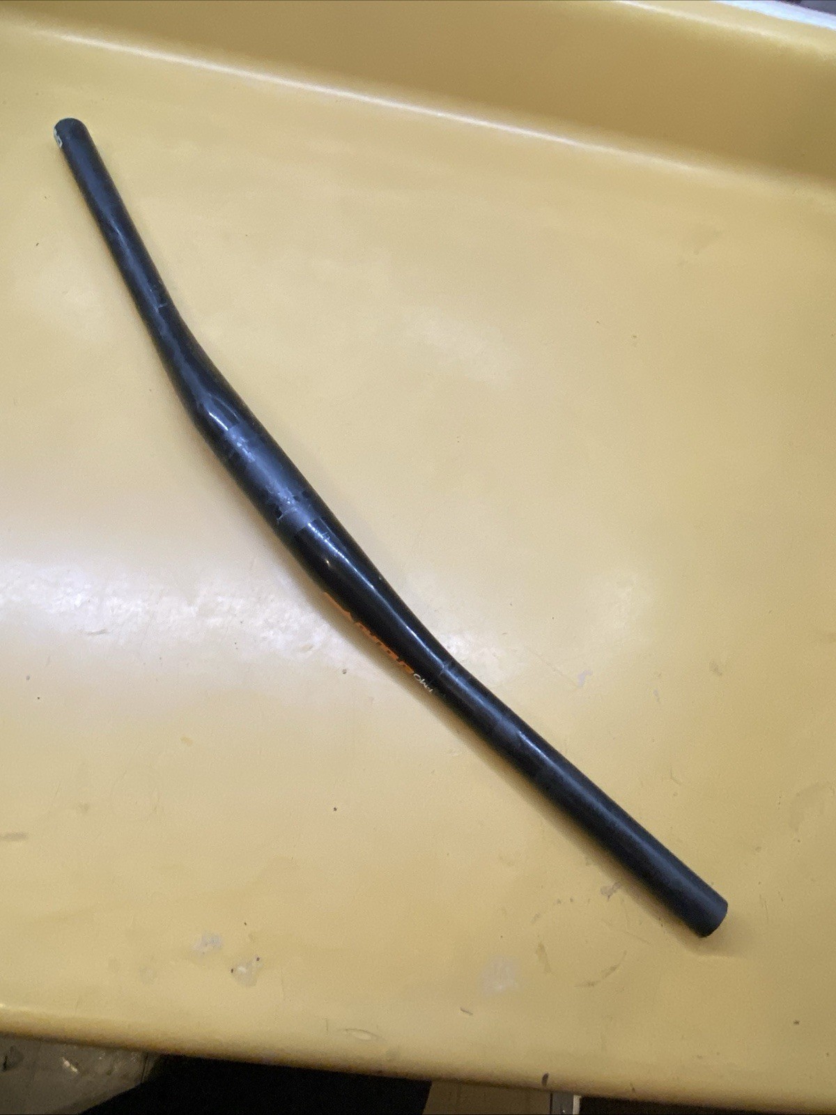 Black & Orange Deity FMO Enduro 600mm x 31.8mm x 20mm Riser Handlebar