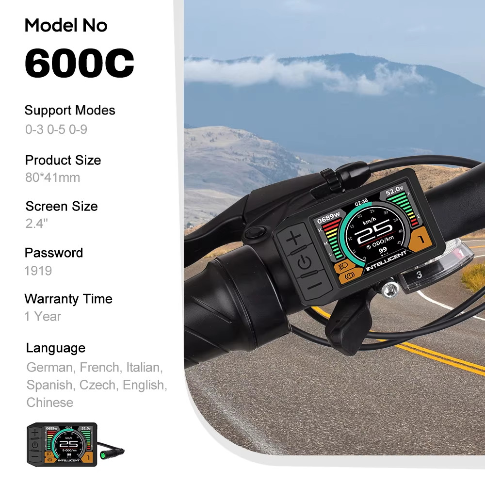 LCD Color Display Instrument 36V 48V 52V P860C 860C P850C 600C C965 DPC18 BF-UAR