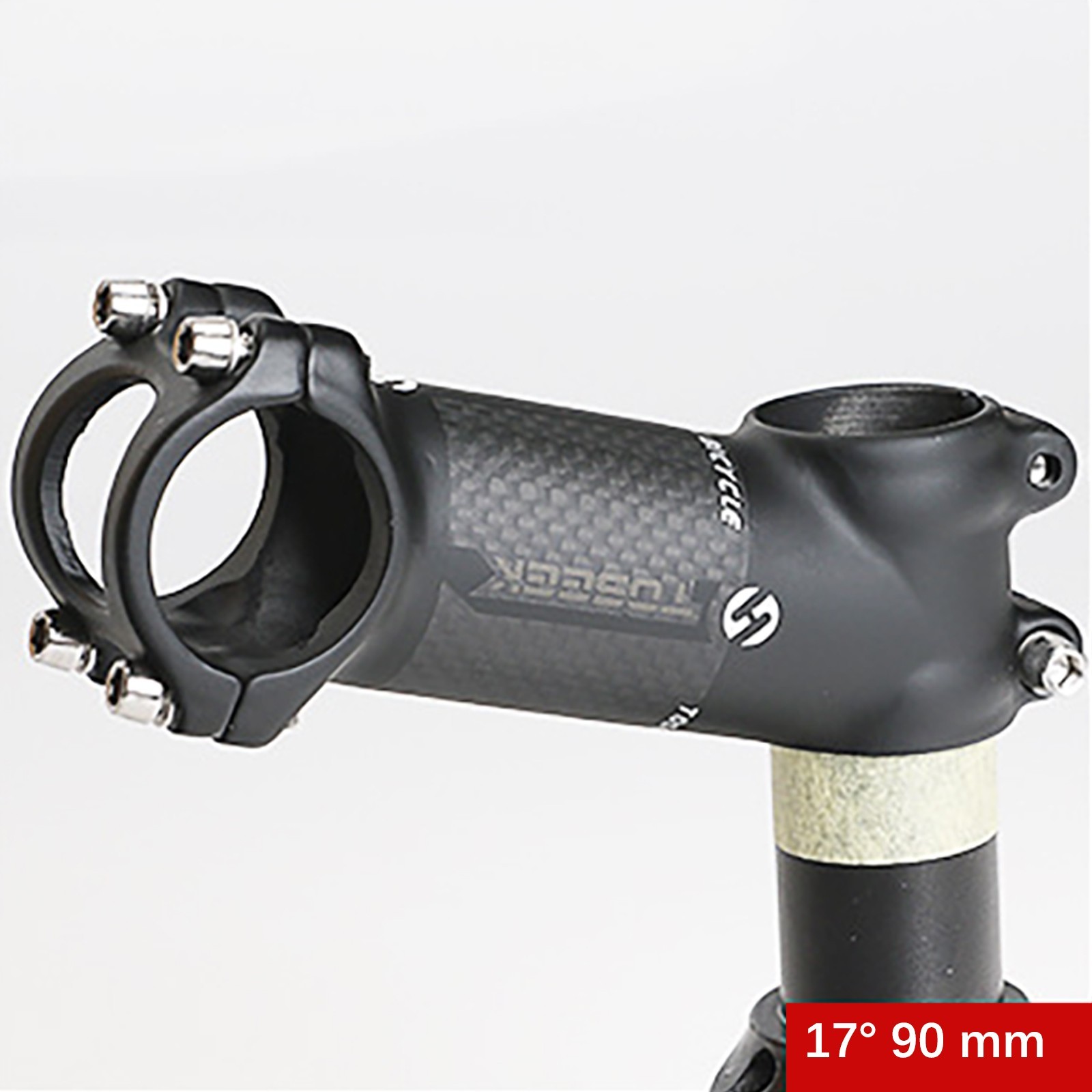 6°/17° Carbon Fiber Bicycle Stem MTB Cycling Aluminum Road Bike Handle Bar Stem