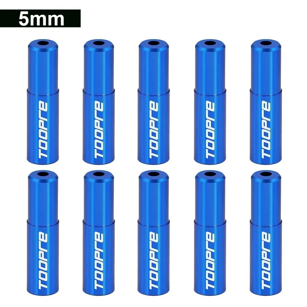 10pcs Aluminum Bicycle Cable Housing End Caps 4mm 5mm MTB Road Bike Brake Shifte