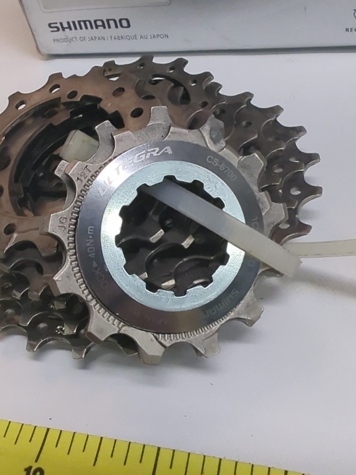 Used Shimano Ultegra CS-6700 10s 11-28T Road Bike Cassette Sprocket Used