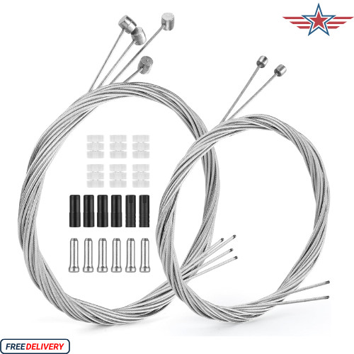 Bike Brake Cable Kit for MTB – Premium Mountain Bicycle Brake Cable Replacemen