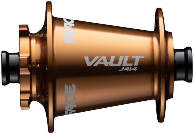 RaceFace Vault J-Bend 414 Front Hub – 15 x 110mm, 6-Bolt, Kashmoney Gold, 32H